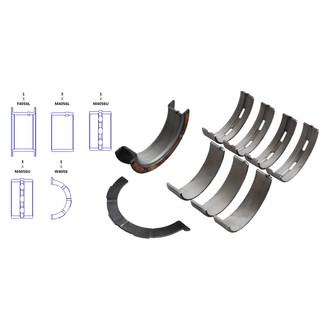 Enginetech® - Crankshaft Main Bearing Set