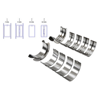 Enginetech® - Crankshaft Main Bearing Set