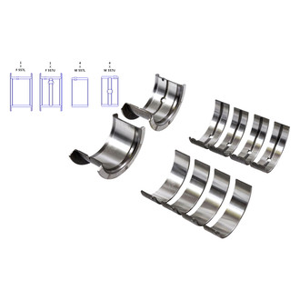 Enginetech® - Extra Clearance Crankshaft Main Bearing Set