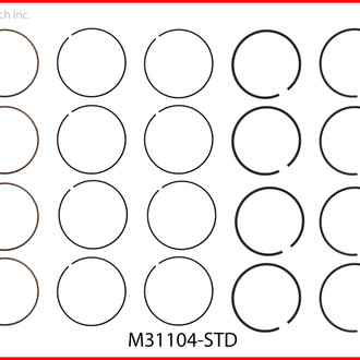 Enginetech® - Piston Ring Set