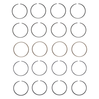 Enginetech® S87124-STD - Engine Piston Ring Set