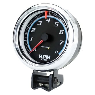 Equus® - 6000 Series 2-1/2" Tachometer, Chrome, 8000 RPM