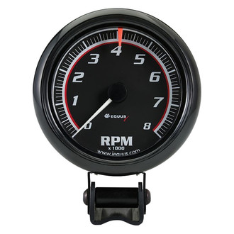 Equus® - 6000 Series 3-3/8" Electrical Tachometer, Black, 8000 RPM
