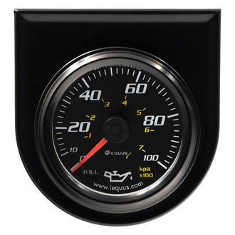 Equus® - 6000 Series 2" Mechanical Oil Pressure Gauge, 100 PSI