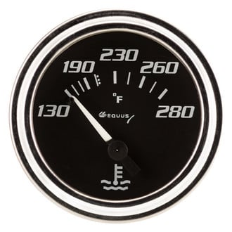 Equus® - 7000 Series 2" Mechanical Water Temperature Gauge, 130-280 F