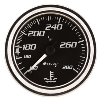 Equus® - 7000 Series 2" Mechanical Water Temperature Gauge, 140-280 F