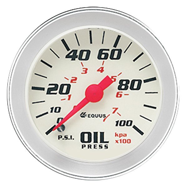 Equus® 8000 Series Oil Pressure Gauges, 100 PSI