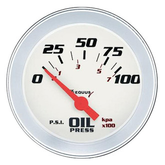 Equus® - 8000 Series 2-5/8" Electrical Oil Pressure Gauge, 100 PSI