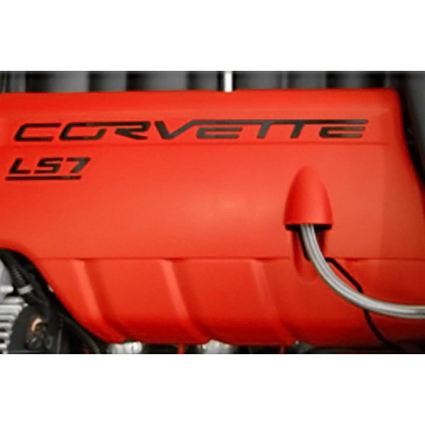 Eurosport Daytona® - Blue Fuel Rail Letter Kit with Corvette Logo
