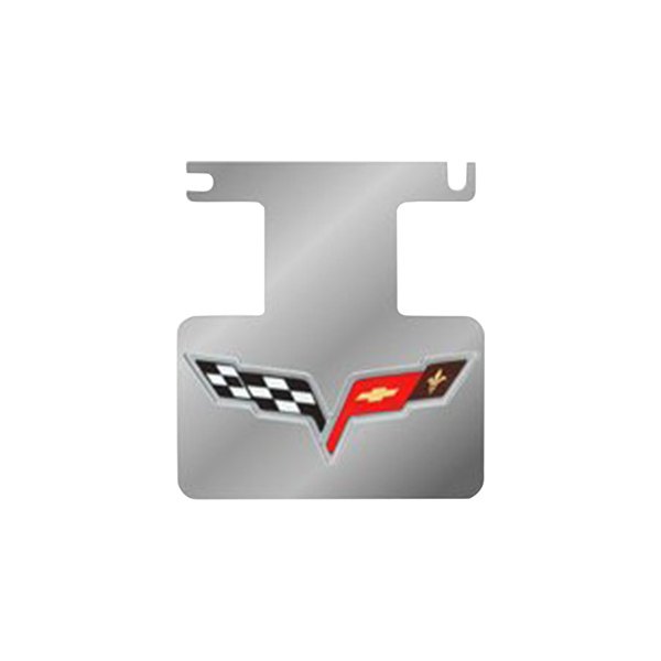 Eurosport Daytona® - Polished Rear Exhaust Enhancer Plate with Flags