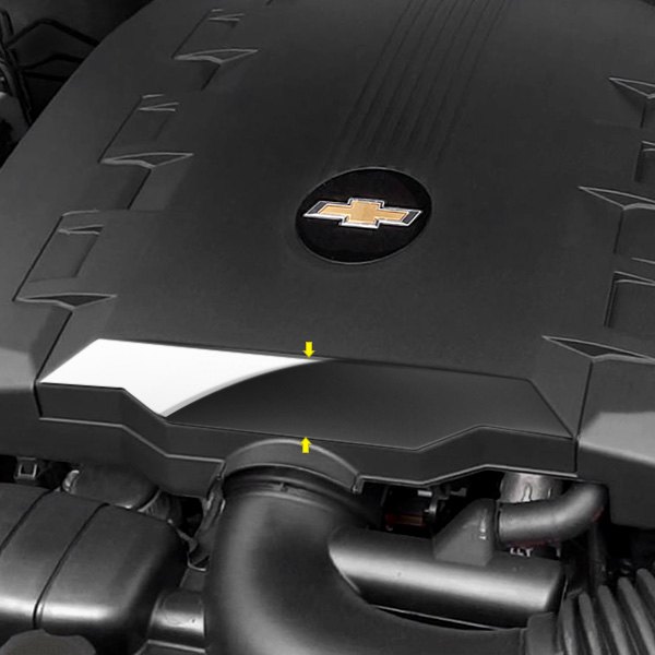 Eurosport Daytona® - Polished Engine Cover Insert with Camaro V6 Logo
