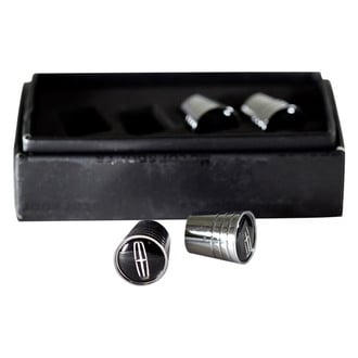 Eurosport Daytona® - Chrome Tapered Wheel Valve Stem Caps With Lincoln Logo