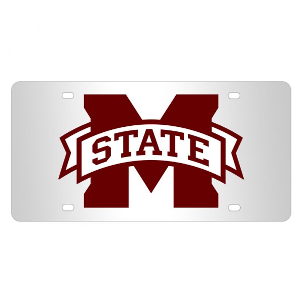 Eurosport Daytona® - NCAA License Plate with Mississippi State Bulldogs