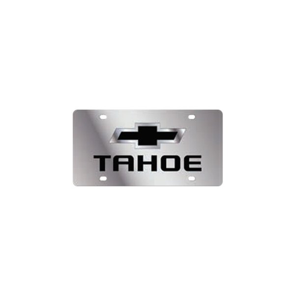 Eurosport Daytona® - GM License Plate with Style 2 Tahoe New Logo and Chevrolet Emblem