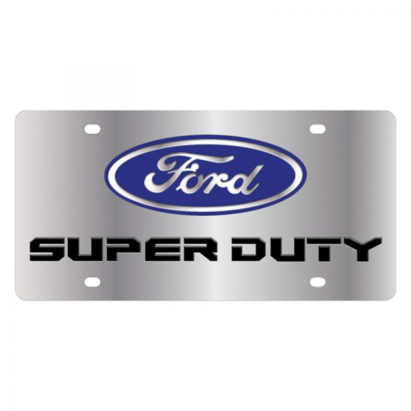 Eurosport Daytona® - Ford Motor Company License Plate with Super Duty New Logo and Blue Ford Emblem