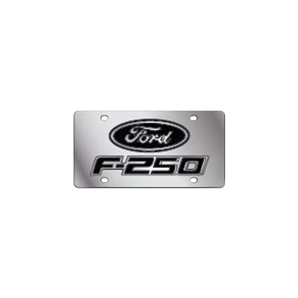 Eurosport Daytona® - Ford Motor Company License Plate with F-250 New Logo and Black Ford Emblem