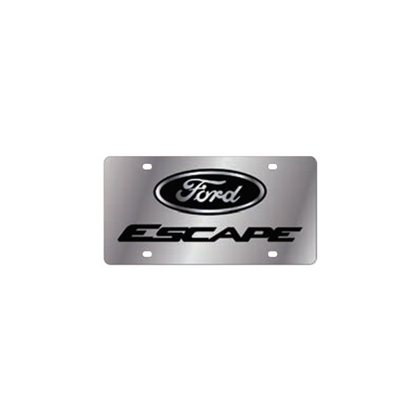 Eurosport Daytona® - Ford Motor Company License Plate with Escape New Logo and Black Ford Emblem