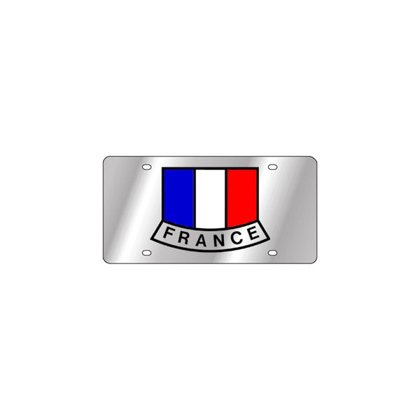 Eurosport Daytona® - Flags Style License Plate with France