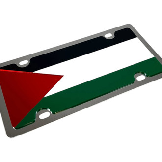 Eurosport Daytona® - Flags Style License Plate with Palestine
