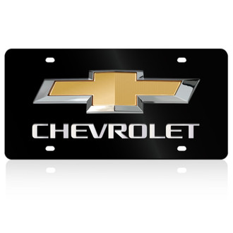 Eurosport Daytona® - GM License Plate with Style 2 Chevrolet New Logo and Bowtie