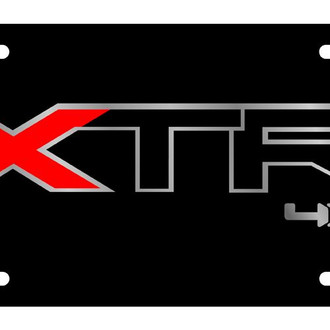 Eurosport Daytona® - Ford Motor Company Lazertag Black License Plate with Black Ford XTR 4x4 Logo