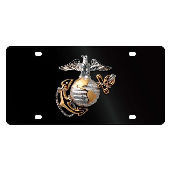Eurosport Daytona® - LSN Lazertag License Plate with Eagle with Globe and Anchor Logo