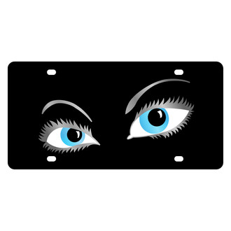 Eurosport Daytona® - LSN License Plate with Pretty Eyes Logo