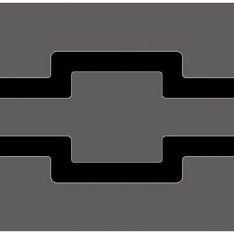 Eurosport Daytona® - GM Black License Plate with Black Chevrolet Emblem