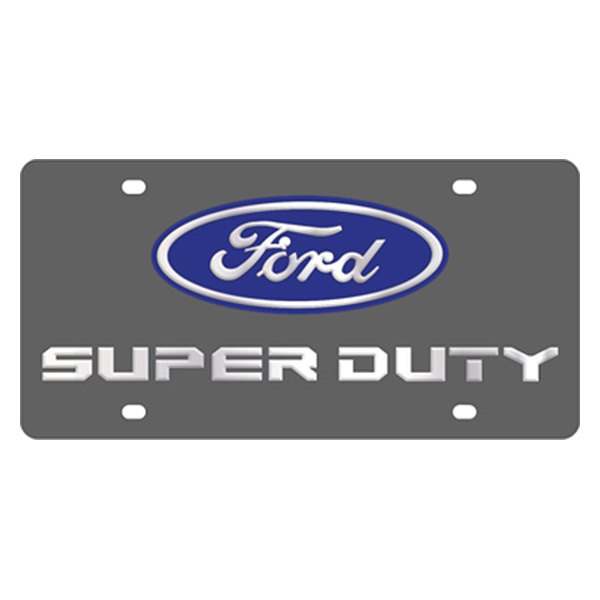 Eurosport Daytona® - Ford Motor Company License Plate with Super Duty New Logo and Blue Ford Emblem