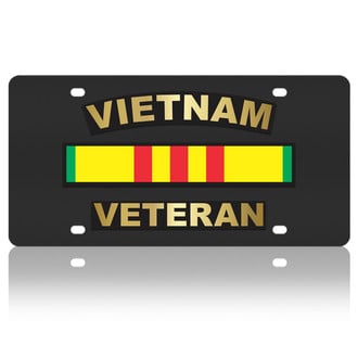 Eurosport Daytona® - LSN License Plate with Vietnam War Veteran Logo