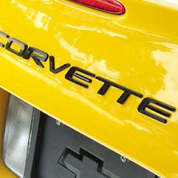 Eurosport Daytona® - Classic Series "Corvette" Black Rear Bumper Lettering