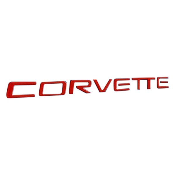 Eurosport Daytona® - Classic Series "Corvette" Red Rear Bumper Lettering
