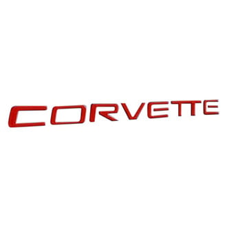 Eurosport Daytona® - EDI Series "Corvette" Gloss Red Rear Bumper Lettering