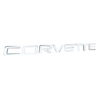 Eurosport Daytona® - Classic Series "Corvette" White Rear Bumper Lettering