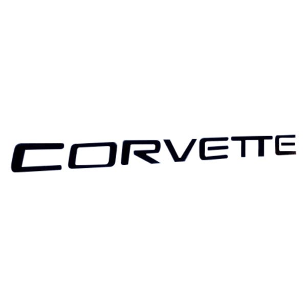 Eurosport Daytona® - Classic Series "Corvette" Black Front Bumper Lettering