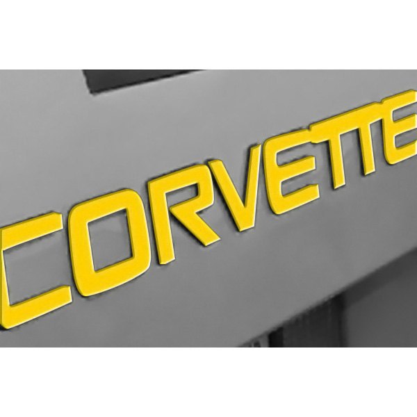 Eurosport Daytona® - Classic Series "Corvette" Gold Rear Bumper Lettering