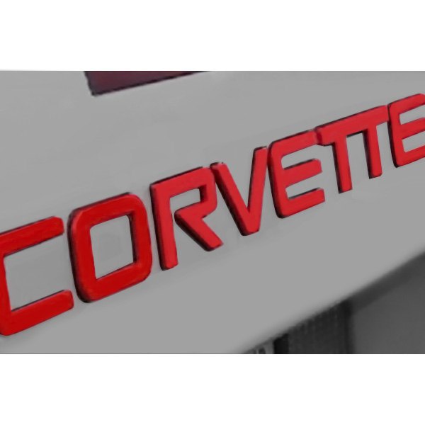 Eurosport Daytona® - Classic Series "Corvette" Red Rear Bumper Lettering