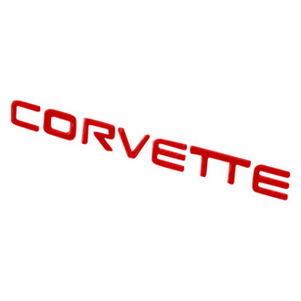 Eurosport Daytona® - Classic Series "Corvette" Red Rear Bumper Lettering