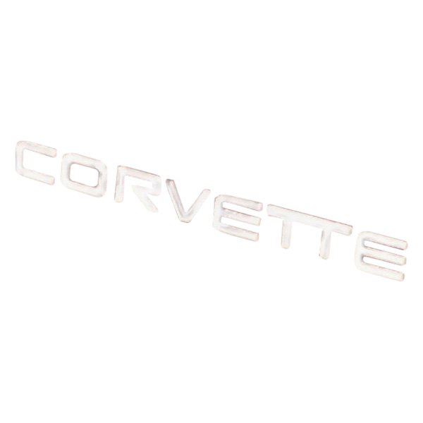 Eurosport Daytona® - Classic Series "Corvette" White Rear Bumper Lettering
