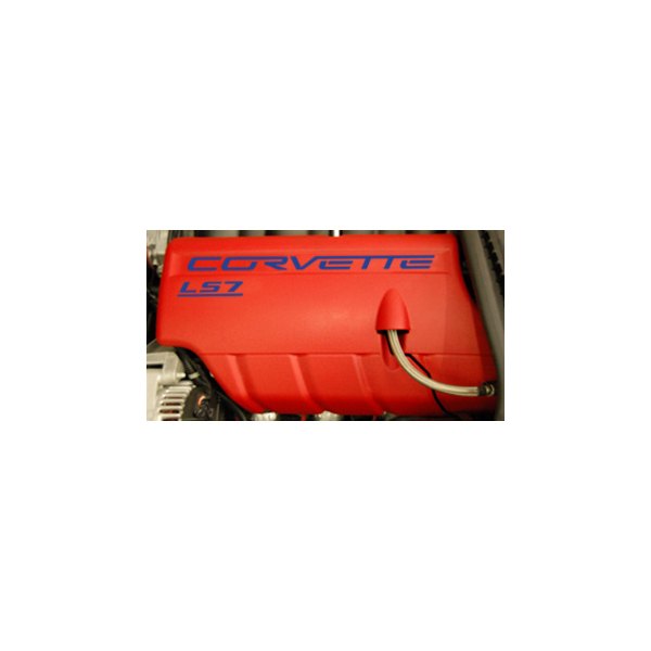 Eurosport Daytona® - Carbon Fiber Fuel Rail Letter Kit with Corvette Logo