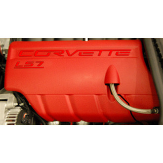Eurosport Daytona® - Ultra Chrome Fuel Rail Letter Kit with Corvette Logo