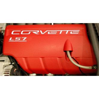 Eurosport Daytona® - Yellow Fuel Rail Letter Kit with Corvette Logo