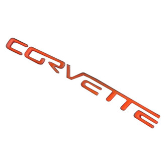 Eurosport Daytona® - EDI Series "Corvette" Red Rear Bumper Lettering