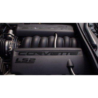 Eurosport Daytona® - EDI Series Carbon Fiber Fuel Rail Letter Kit with Corvette Logo