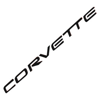 Eurosport Daytona® - Classic Series "Corvette" Black Fuel Rail Lettering