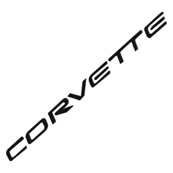 Eurosport Daytona® - EDI Series "Corvette" Gloss Black Fuel Rail Lettering