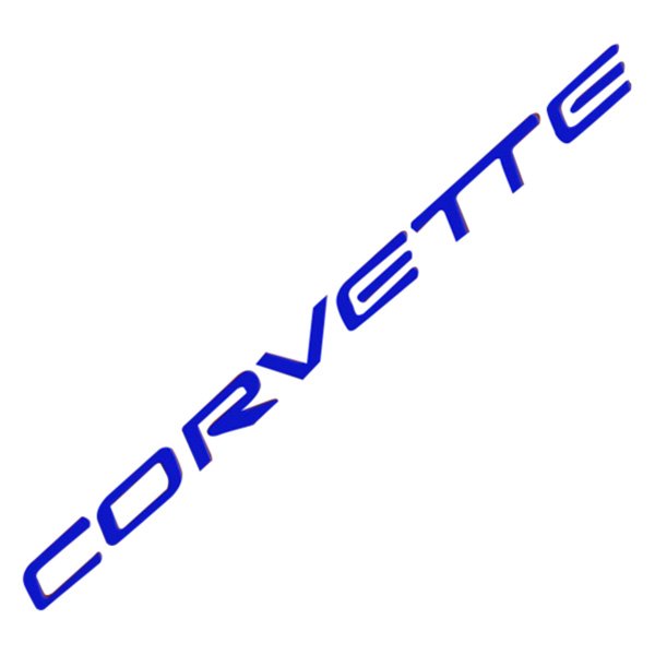 Eurosport Daytona® - EDI Series "Corvette" Gloss Blue Fuel Rail Lettering