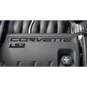 Eurosport Daytona® - EDI Series Carbon Fiber Fuel Rail Letter Kit with Corvette Logo