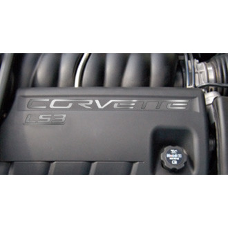Eurosport Daytona® - EDI Series Ultra Chrome Fuel Rail Letter Kit with Corvette Logo