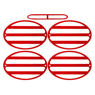 Eurosport Daytona® - Red Tail Lights and 3rd Brake Light Cover